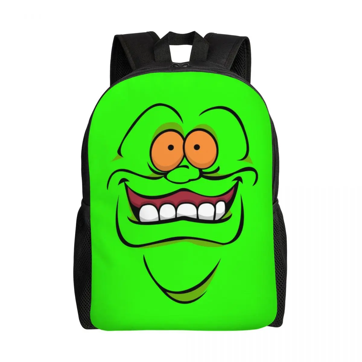 Customized Ghostbusters Slimer Time Backpacks Men Women Fashion Bookbag for School College Supernatural Comedy Film Bags