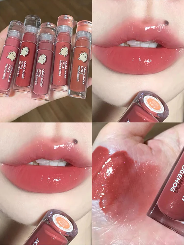 Gogotales Spiegel Water Lip Glazuur Lippenstift Hydraterende Pure Lippenstift Voor Vrouwen Langdurige Non-Stick Nude Lip Cosmetica Lip Tint