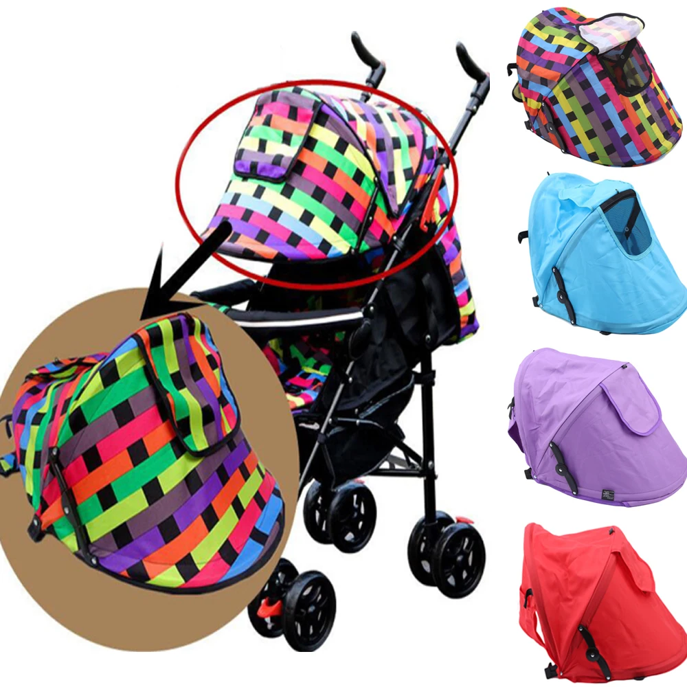 

Baby Stroller Sunshield Shading Protection Hood Canopy Cover Prams Accessories Visor Carriage Sun Shade UV Blackout