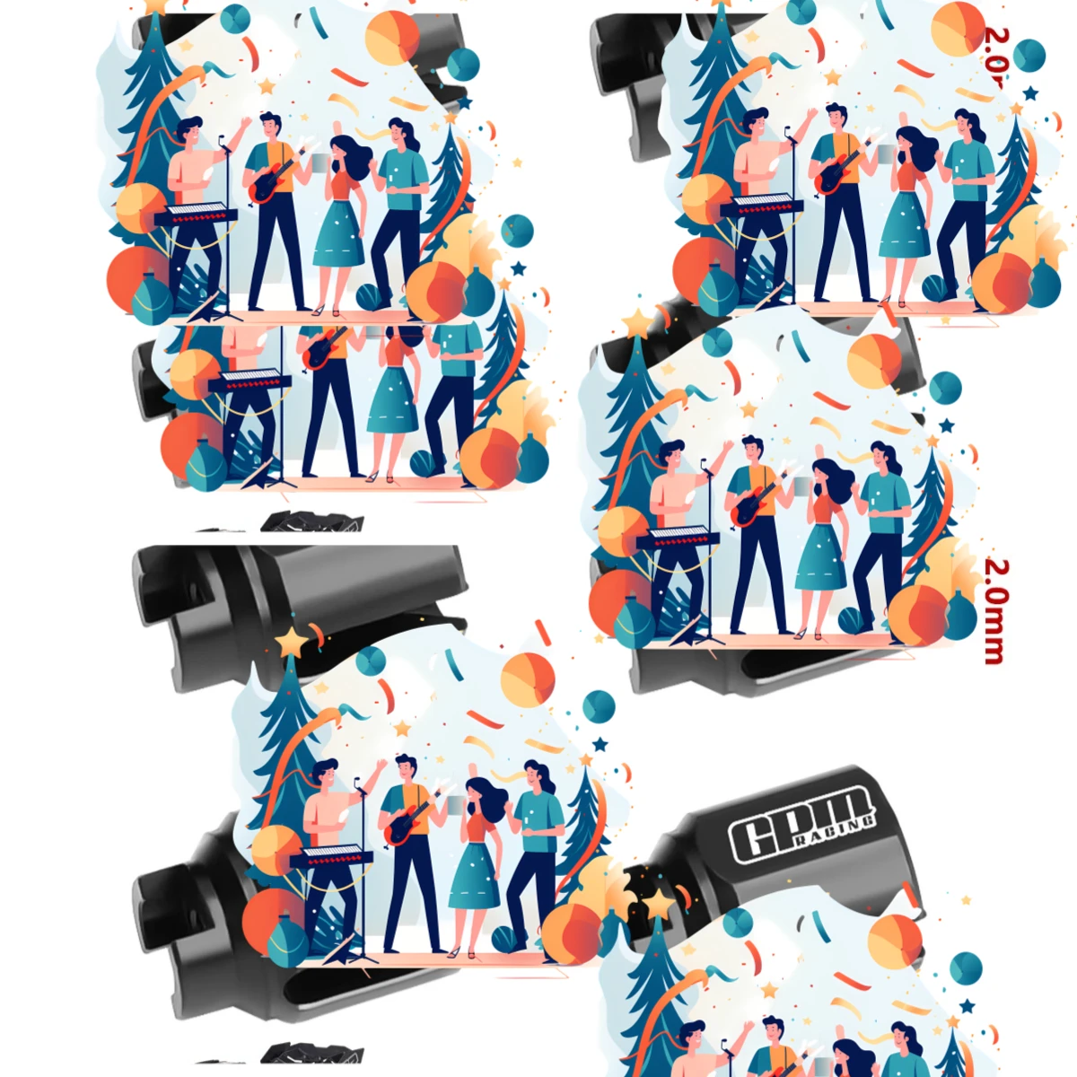 

GPM 4140 CARBON STEEL FRONT & REAR DIFF OUTDRIVE FOR ARRMA 1/16 MINI KRATON 3S -ARA2508S