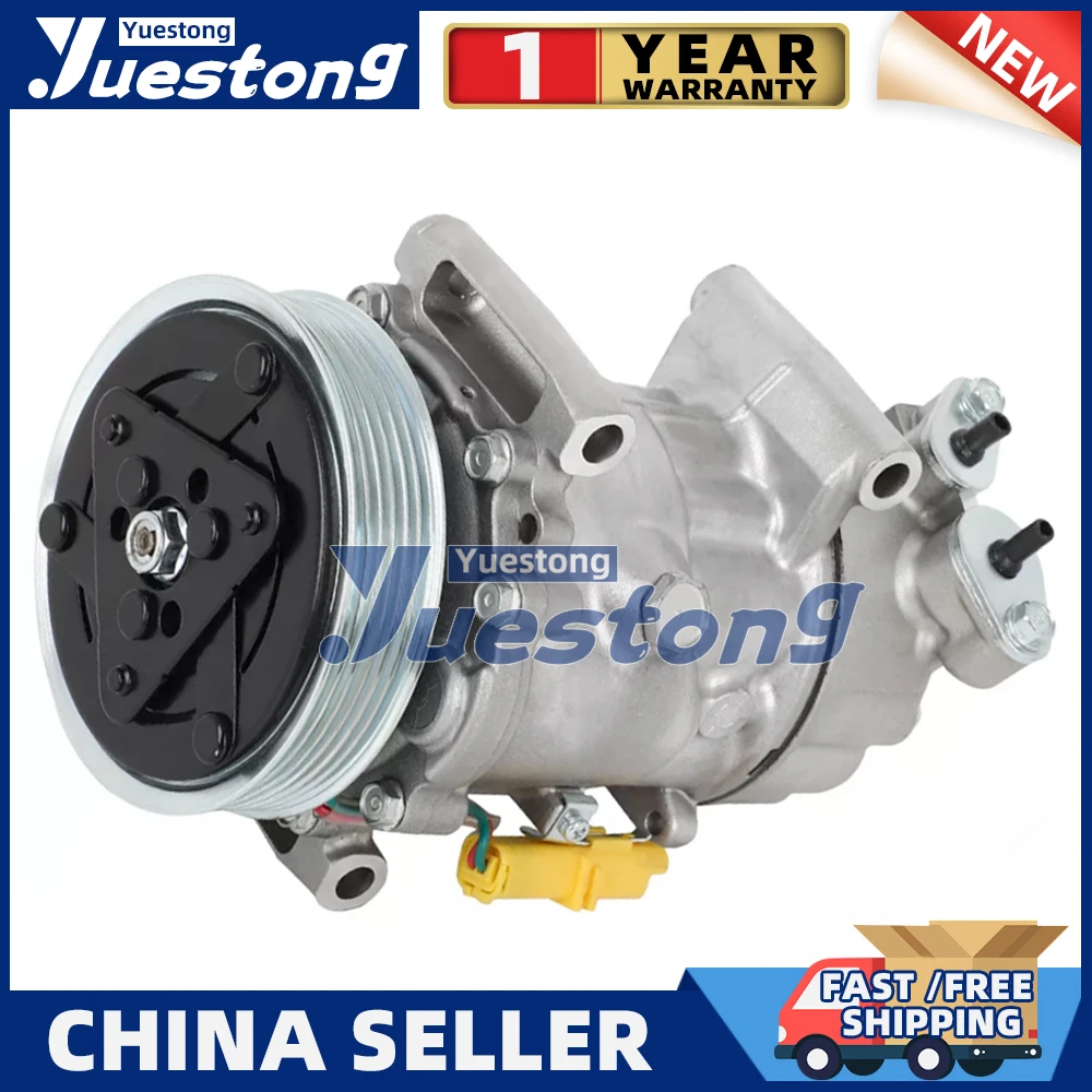 AC Compressor For Mini Cooper Paceman Countryman 07-16 1.6 2.0L 64529223392 64526942501 64522758145 9646273380 9684480480