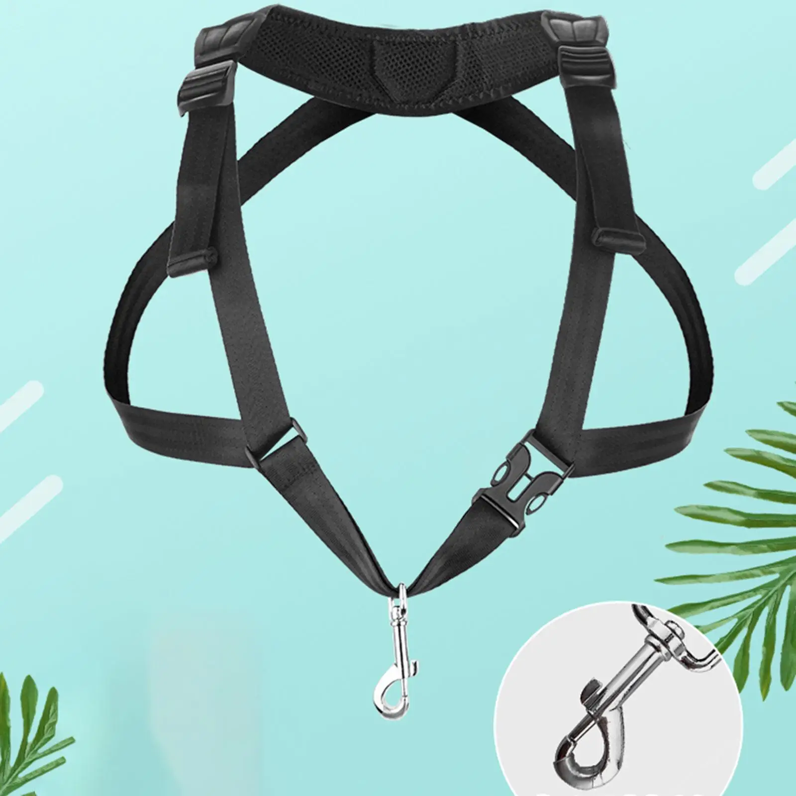 Professional  Neck Strap Metal Hook Breathable  Shoulder Harness Music Instrument Accessory for Tenor Soprano