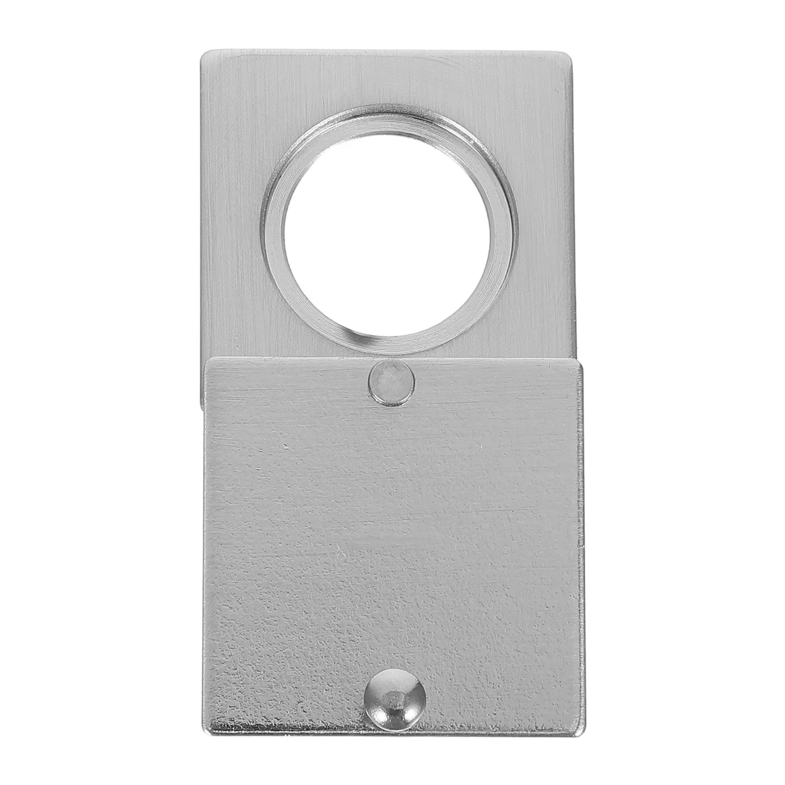 Door Viewer Privacy Peephole Cover Metal Replacement Silver 0.63inch Inner Diameter Solid Security Protector for Home Apartment