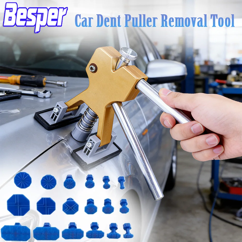 

Car Body Dent Puller Repair Tools Automotive Damage Professional Garage Hand Tool Set Paintless Dent Removal