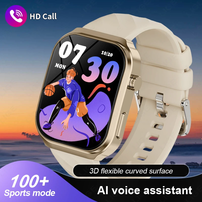 

LIGE 24h Blood Oxygen Heart Rate Monitor Smartwatch Bluetooth Call 2026 New Health Sports Fitness Tracker Smart Watch Men Women