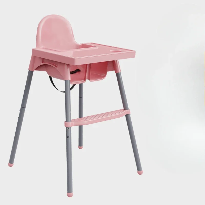 Silla de comedor de seguridad ajustable para niños, mesa y silla de comedor estables para bebés y niños pequeños, silla alta para comer para bebés, silla creciente