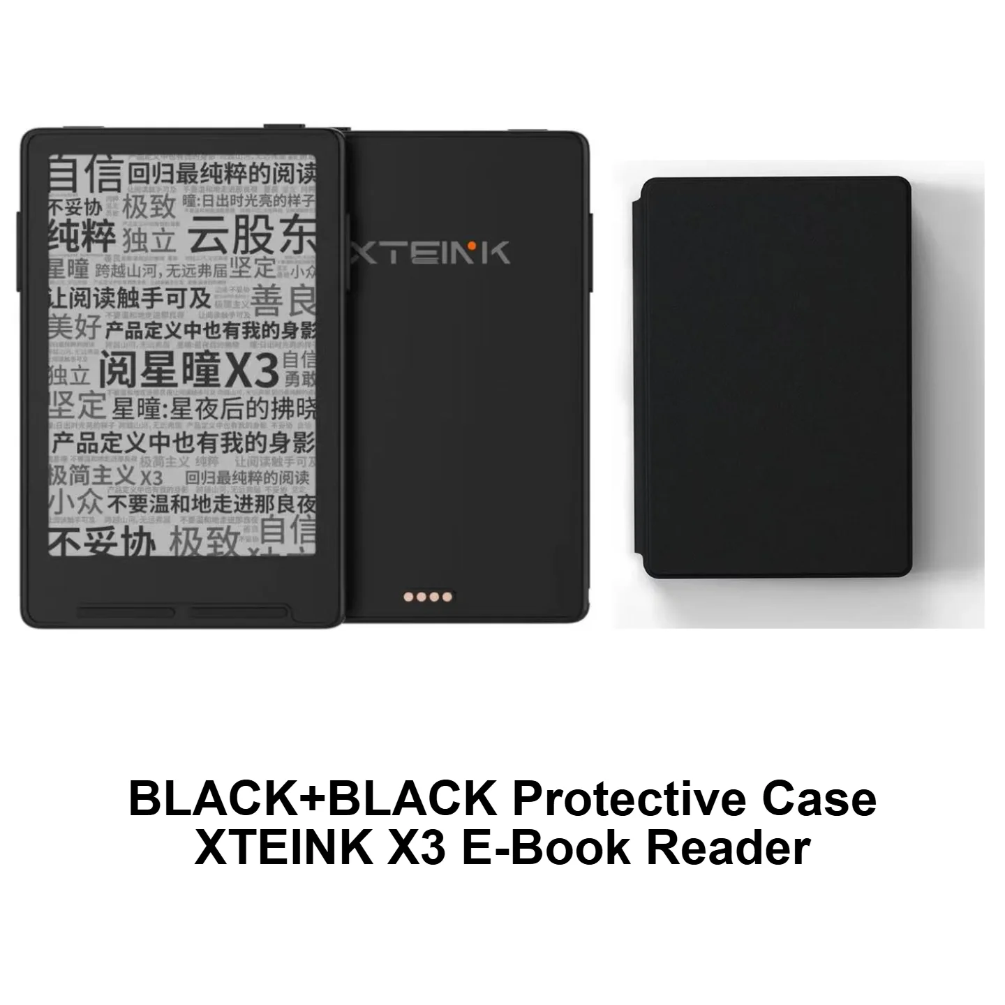 XTEINK X3 E-Book-Reader, 3,7 Zoll Ink-Screen-Display, magnetisch, leicht und dünn, elektronisches Papier-Ink-E-Book, 16 GB