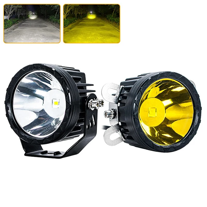 

3.5-inch LED High-Brightness round Off-Road Spotlight 12-80V Fog Light Reversing Motorcycle Headlight for Car Truck Modification