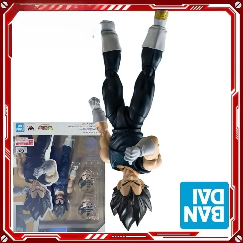 

Black Hair Bandai Banpresto SHF Dragon Ball Superhero SUPER HERO Vegeta Peripheral Ornaments Anime Figure Model Collection Gift
