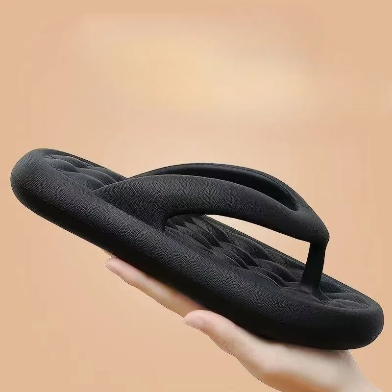 New Arrival Men Flip Flops Summer Thick Bottom Beach Sandals Anti Slip Outdoor Slippers Casual Couple Slides Women Fashion Shoes