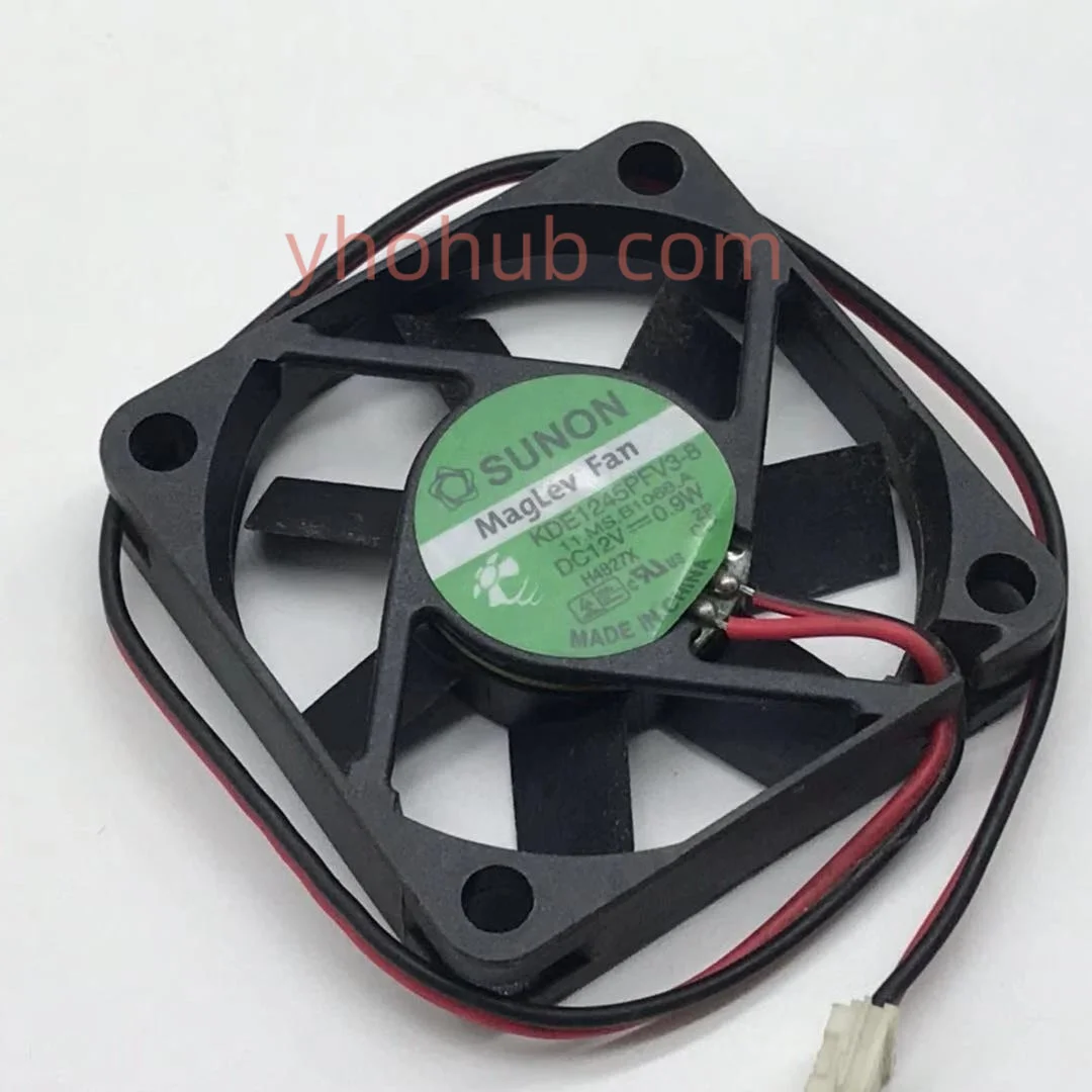 

SUNON KDE1245PFV3-8 DC 12V 0.9W 45x45x10mm 2-Wire Server Cooling Fan