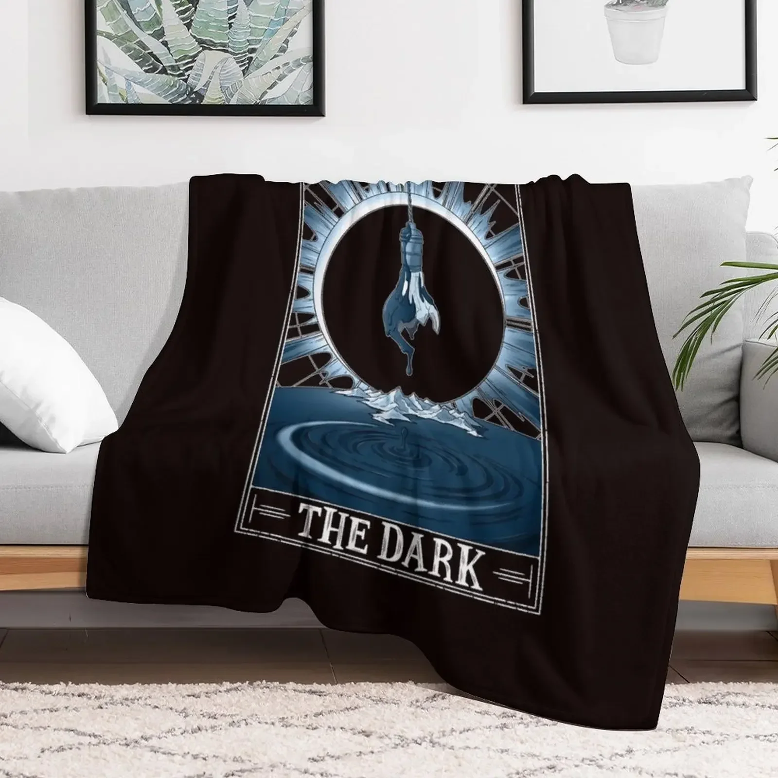 The Dark Tarotesque - (Dark) Throw Blanket Blankets For Sofas Bed Fashionable Blankets