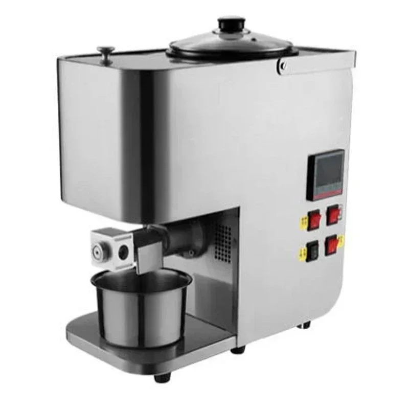 New Household Oil Press Baking Frying Fully Automatic Cold Pressing Hot Pressing Temperature Adjustment Technology Stainless Ste
