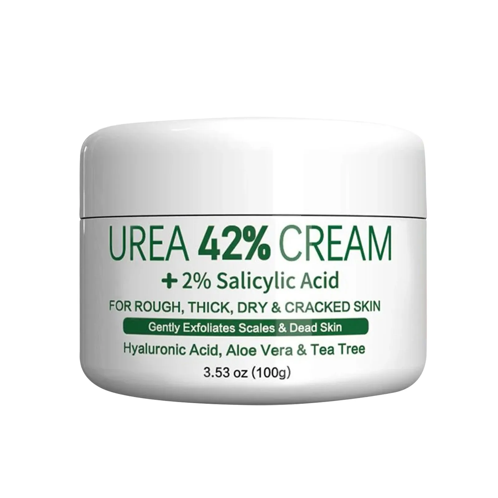 Urea Plus Salicylic Moisturizing For Dry  Cracked Heels Feet Knees Elbows Hands Feet Dead Skin Cuticle Remover Toenail Softener