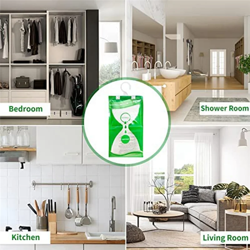 ABDJ-Absorbente de humedad para armario, 20 piezas, deshumidificador colgante contra humedad, antimoho