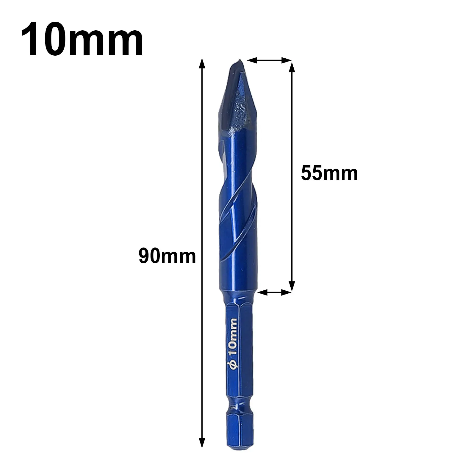 1pc 6-12mm Drill Bits With 1/4 Hex Shank Carbide Cutting Tools For Wall Glass Wood Metal Tiles Drilling Power Set