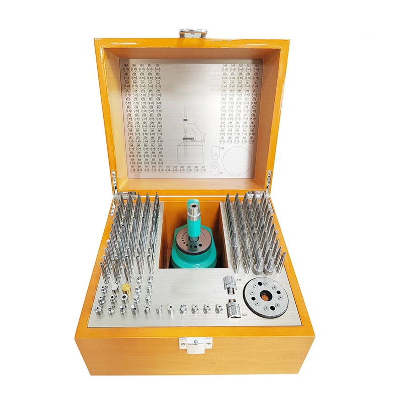 

Watch Maintenance Tool High-quality 130PC Punches Punching Table Set Swing Wheel and Shaft Disassembly Watch Repair Staking Tool