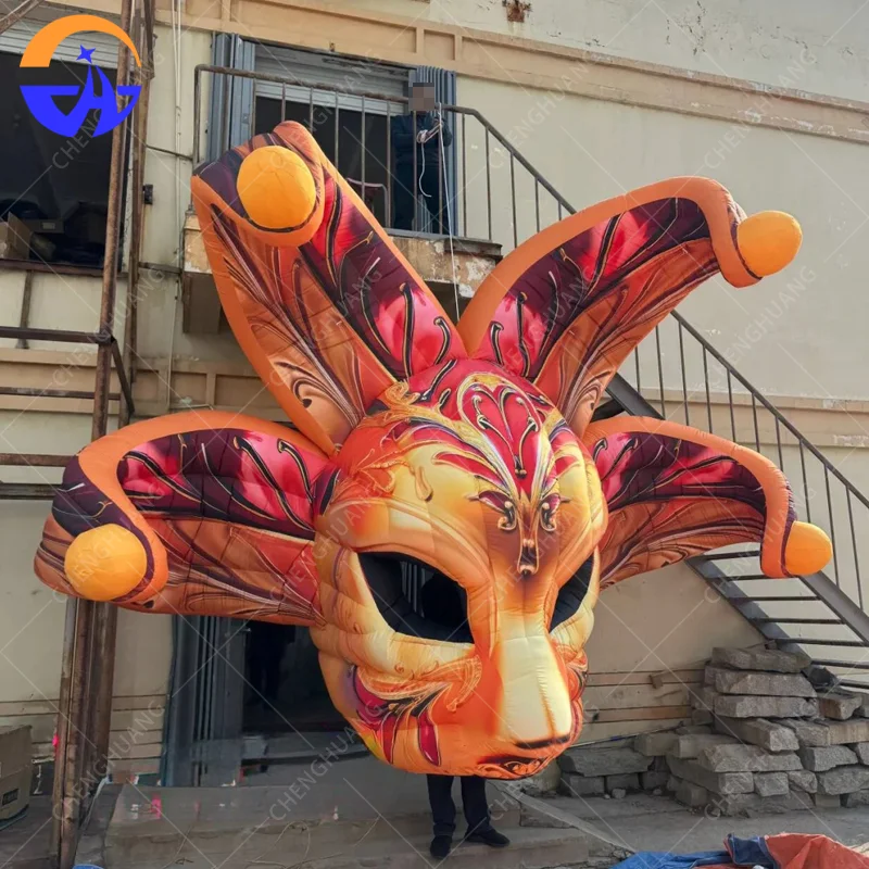 

Надувное украшение-маска — декоративная опора для маскированных женских клубов, баров, ночных клубов, танцевальных вечеринок и фонов для сцены