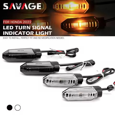 LED Turn Signal Indicator For HONDA CBR600RR CBR1000RR-R CB 650R 500X Hornet 500 NC750X CB1300SF CRF1100L Motorcycle Blinker