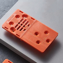 1Pc 35mm Hinge Hole Drilling Guide Locator Set Door Hinge Jig Cabinet Hardware Jig for Hinge Opening Door & Cabinet Construction