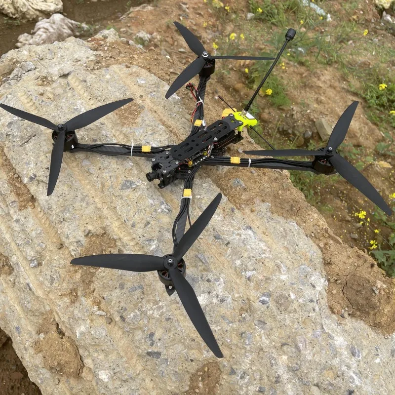 TYI 10-Inch FPV 1.6W/2W/3W Night Light Quadcopter Kit Carbon Fiber Remote Control Mini Fpv