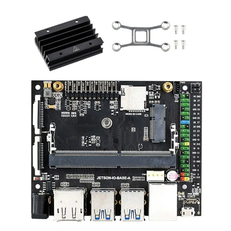 

[ABDH] For Jetson Nano 4GB Developer Kit AI Artificial Intelligence Development Board with Heat Sink Programming Robot Learning