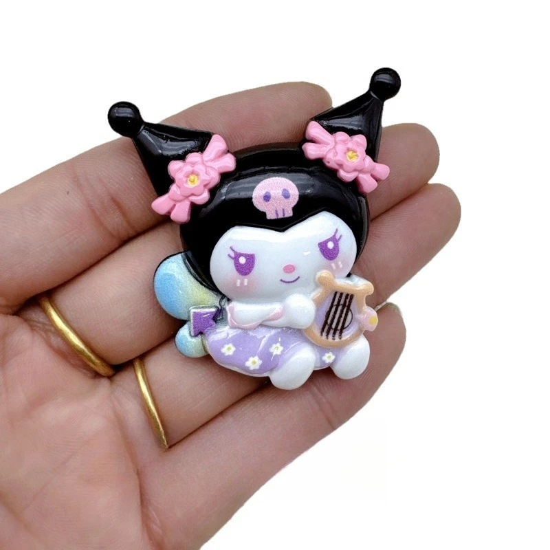 ตัวต่อจิวเวลรี่เรซิ่นแบบโบว์ Miniso Sanlio Diy กาวครีมสำหรับตกแต่งเคสมือถือ ที่คาดผม จี้ห้อยผม