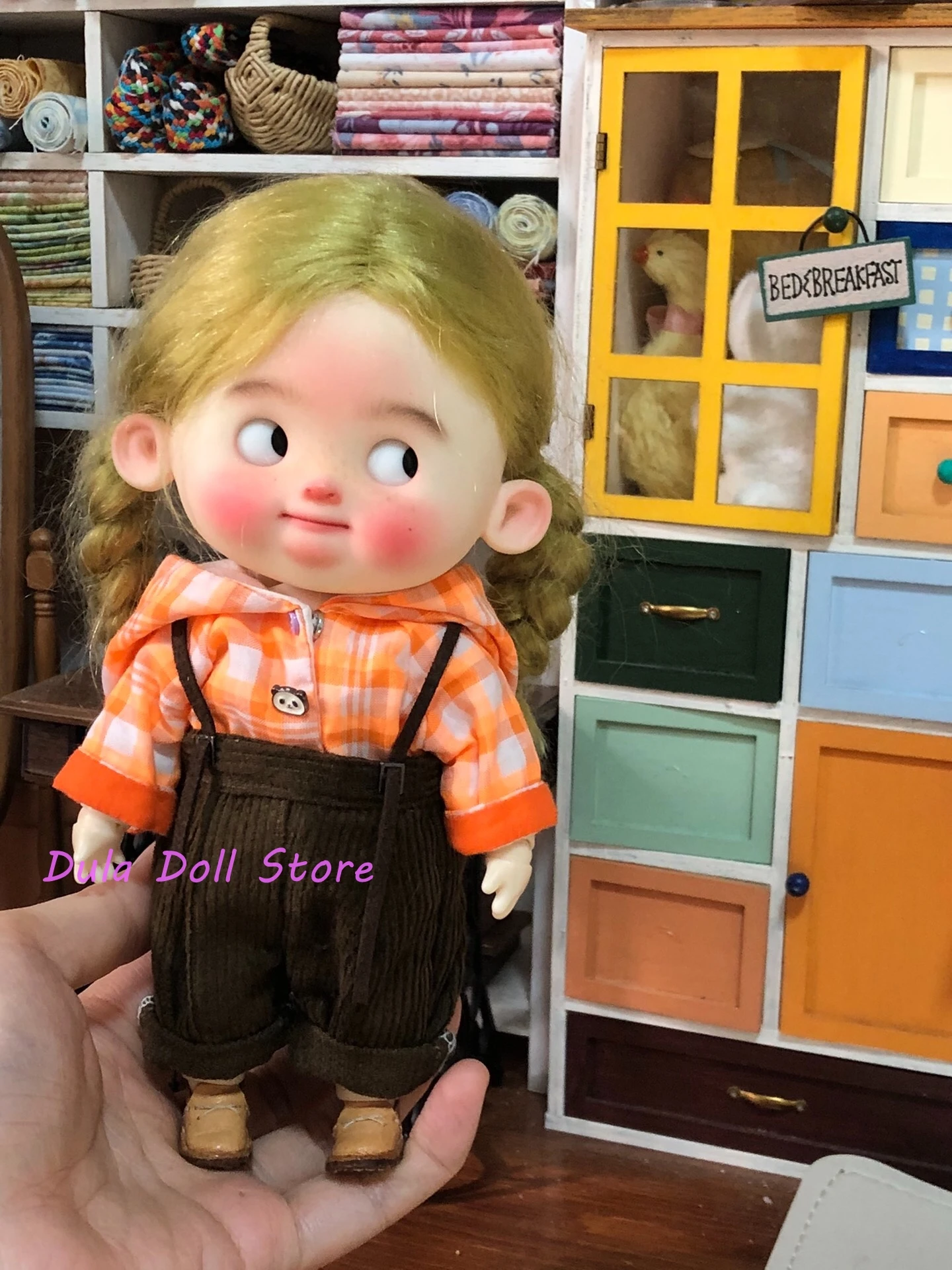 Dula 인형 옷 드레스 토끼 러브 스커트, Blythe ob24 ob22 Azone Licca ICY JerryB 1/6 Bjd 인형 액세서리