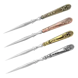 Metal Sewing Awl For Fabric Needlework Drillable Awl Hole Punching Stitching Embroidery DIY Sewing Repair Tools Accessories