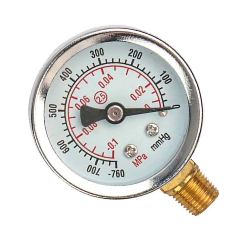 40mm Pool Filter Water Pressure Dials Hydraulic Pressure Gauge Meter Manometer 1/8