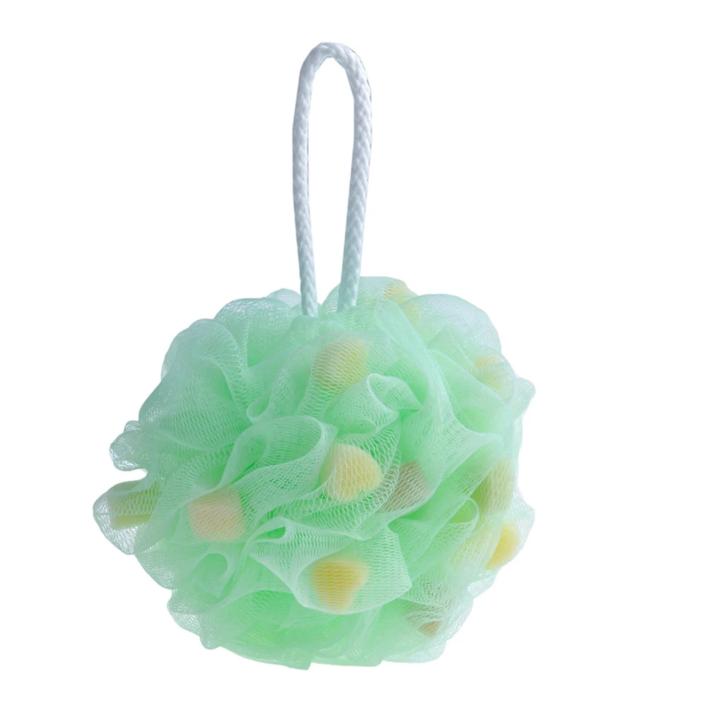 

10pcs Colorful Bath Ball Mesh Nets Premium Body Scrubber Ball For Bathroom Accessories Exfoliating Cleansing Lanyard