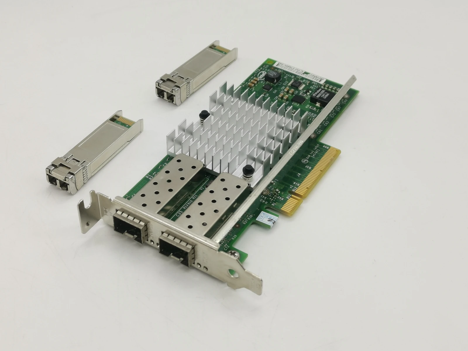 For X520-SR2 Genuine 10 Gigabit Dual Port Ethernet Server Adapter with 2 SFPs Gift radiator