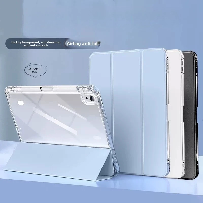 For IPad Protective Case With Multiple Magnetic Attachments, Y-Fold 10 Air5 Pen Slot Pro11 Acrylic Shell