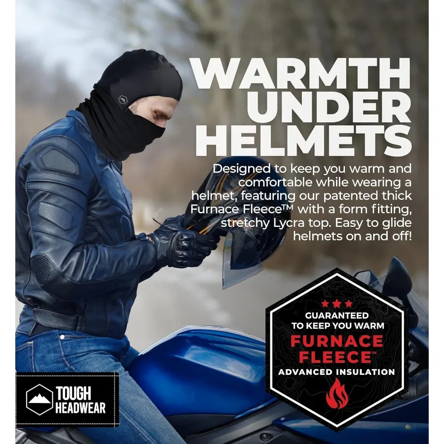 튼튼한 겨울용 넥 워머-플리스 발라클라바 스키 마스크 남녀 공용 추운 날씨용 오토바이 헬멧 라이너
