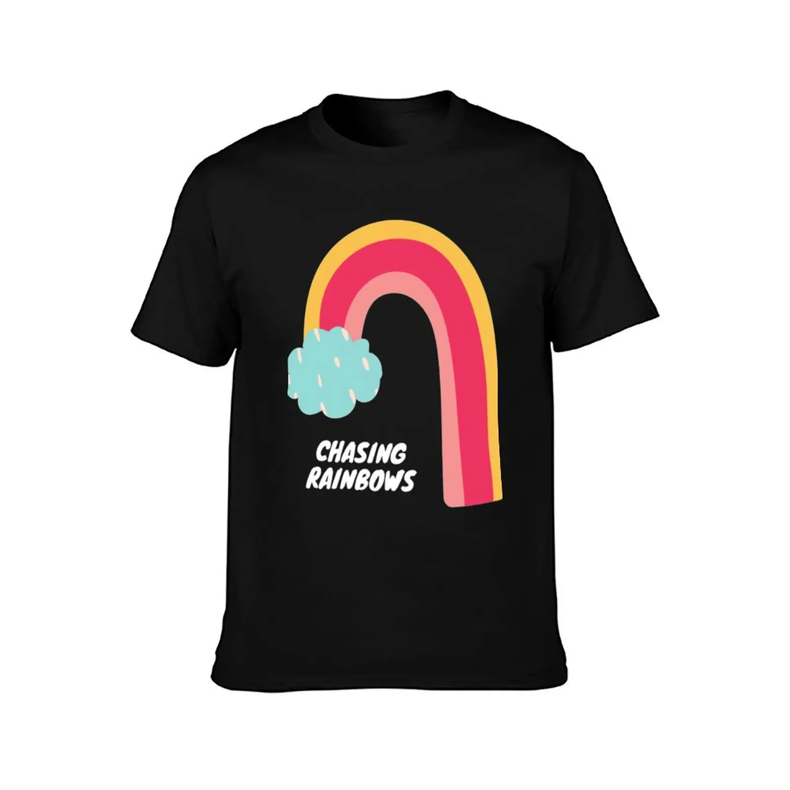 chasing rainbows T-Shirt Basic Comfort Fit for Men T-Shirt