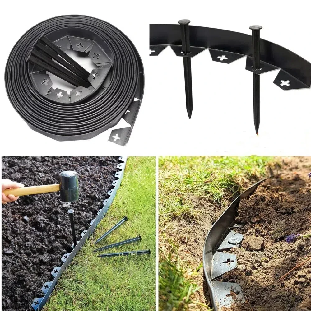 

DIY открытый газон бордюр палисада защита растений цветочная кровать забор с колышками садоводство декоративная окантовка садового газона