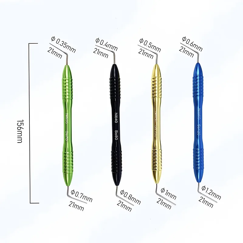 Dental Gutta Percha Filler Vertical Pressure Dental Endodontic Hand Plugger NITI Tip Oral Root Canal Filler Dentist Endo Tools