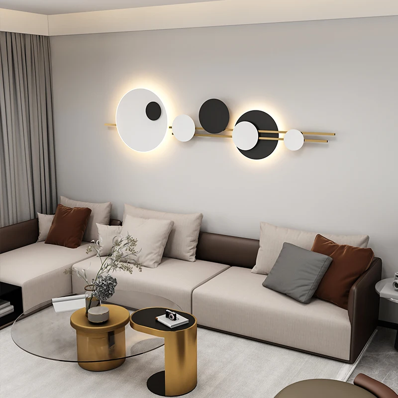 Modern Home Deco Led Wall Lamps Bedroom Bedside Light Simple Living Room Background Wall Corridor Aisle Decorative Mural Lamp