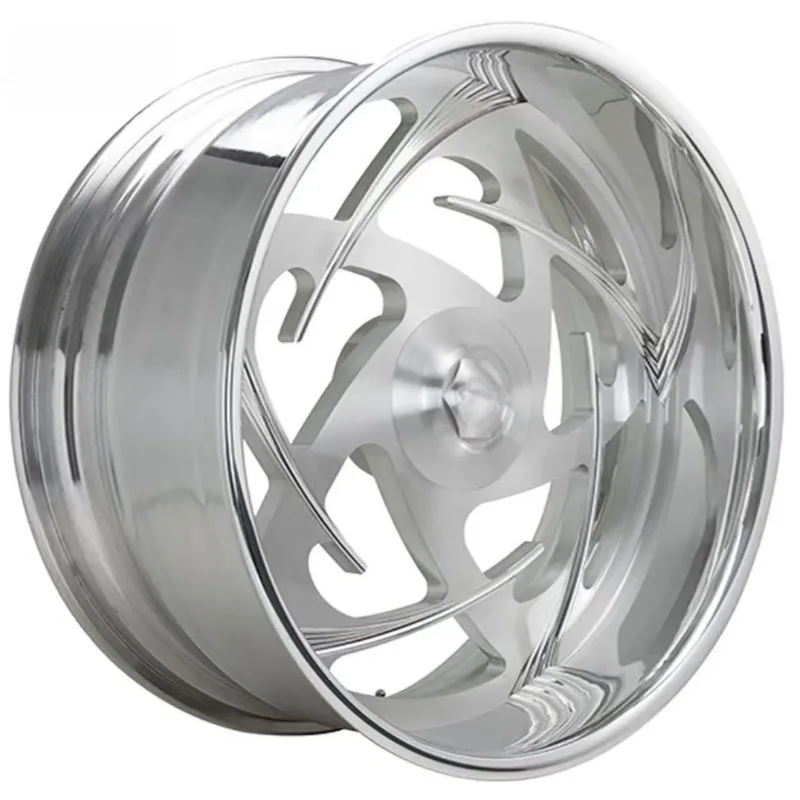 【2026】Deep Concave Chrome Color Monoblock Design Forcar Motorsport Custom 16 24 Inch Aluminium Alloy T6061 Forged Wheels Rims