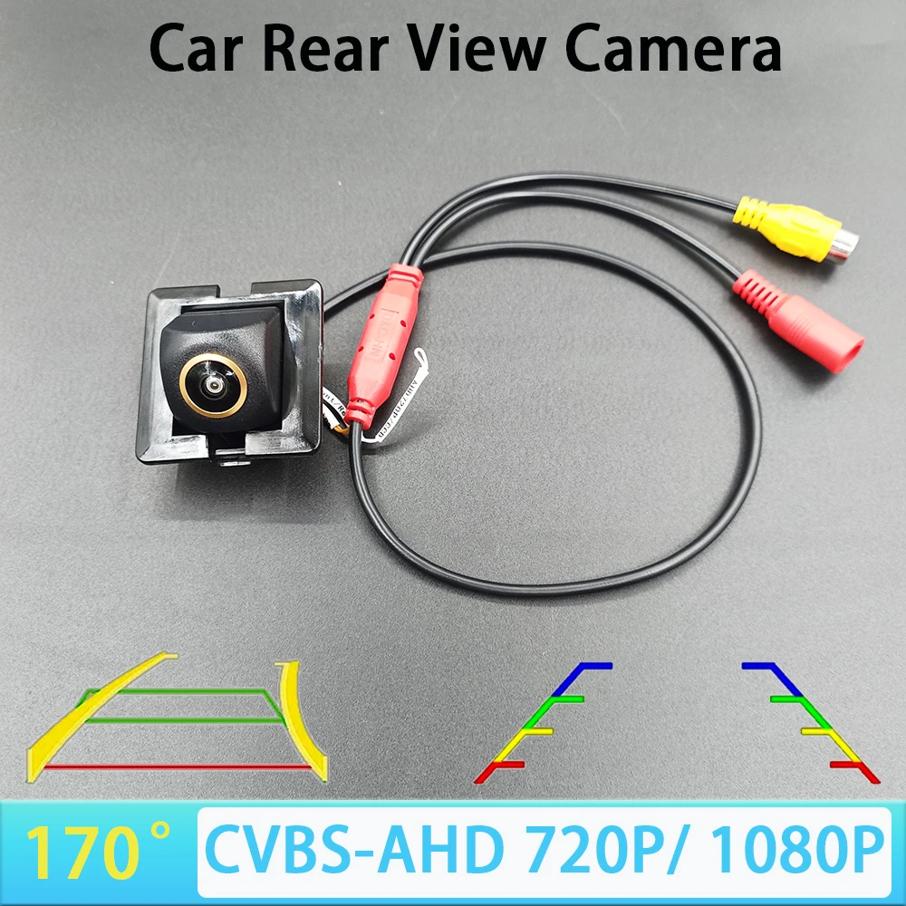 170 Degree AHD 1080P CVBS Car Rear View Camera for Toyota Land Cruiser Prado 150 LC150 2009-2016 2017 Car Track/Ruler 720P NTSC