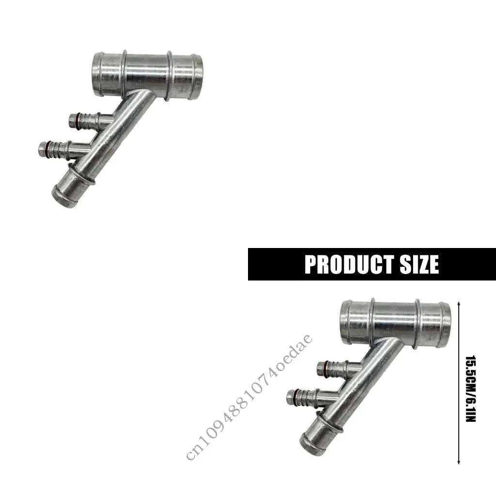 

Radiator Upper Hose Connector LR034637 Corrosion Resistant Aluminum Coolant Hose Fitting For Improved Engine Performances