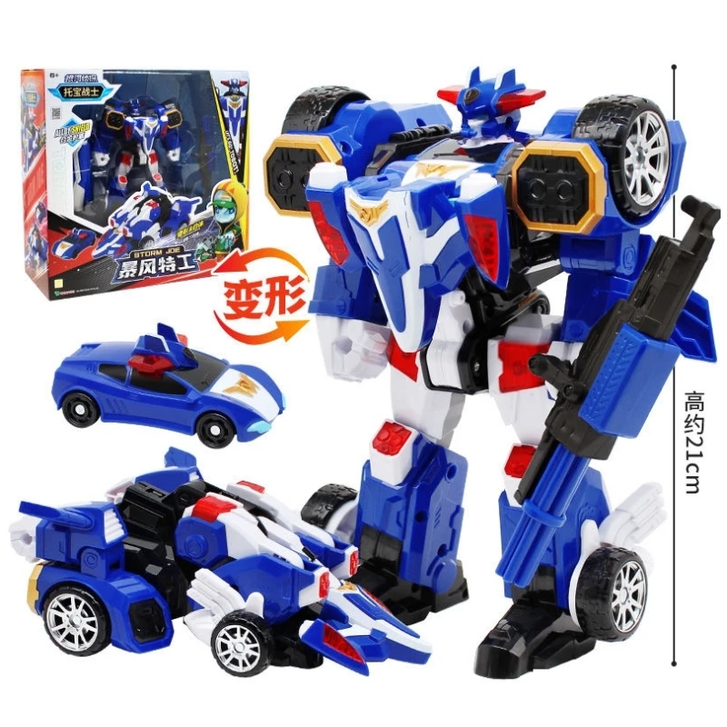 Tobot Deformation South Korea Robot Galaxy Detectives Power Train QUANTUM STEALTH MEGADRILL Brothers Transform Combined Car Toys