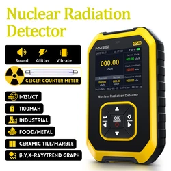 Nuclear Radiation Detector GC-01 Geiger Counter X-ray γ-ray β-ray Detector Marble Radioactivity Tester Personal Dosimeter