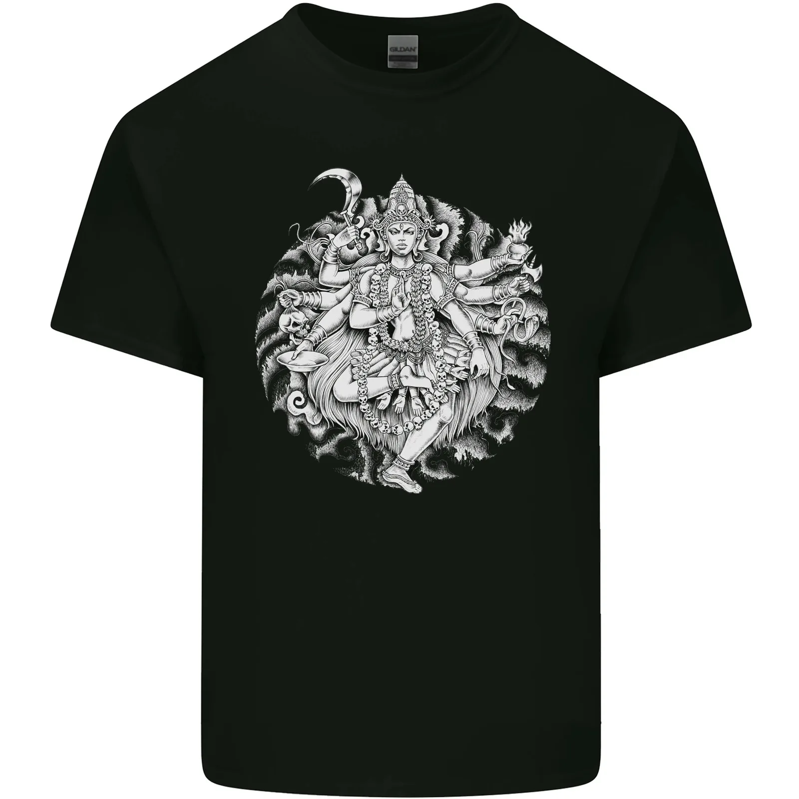 Goddess Shiva Hindu God Hinduism Religion Mens Cotton T-Shirt Tee Top