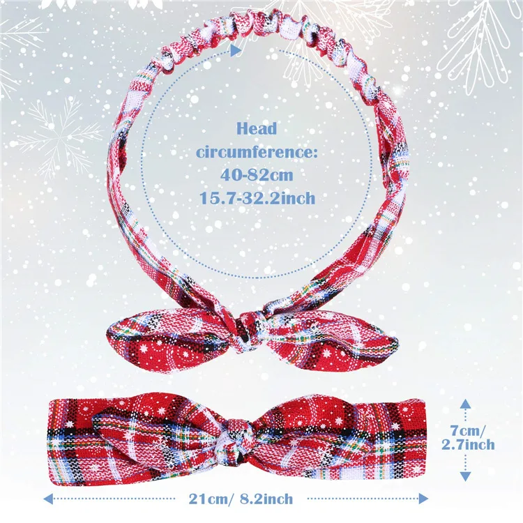 Christmas Grid Headband Merry Christmas Decor for Home 2024 Christmas Ornament Natal Xmas Gifts Navidad Noel Happy New Year 2025