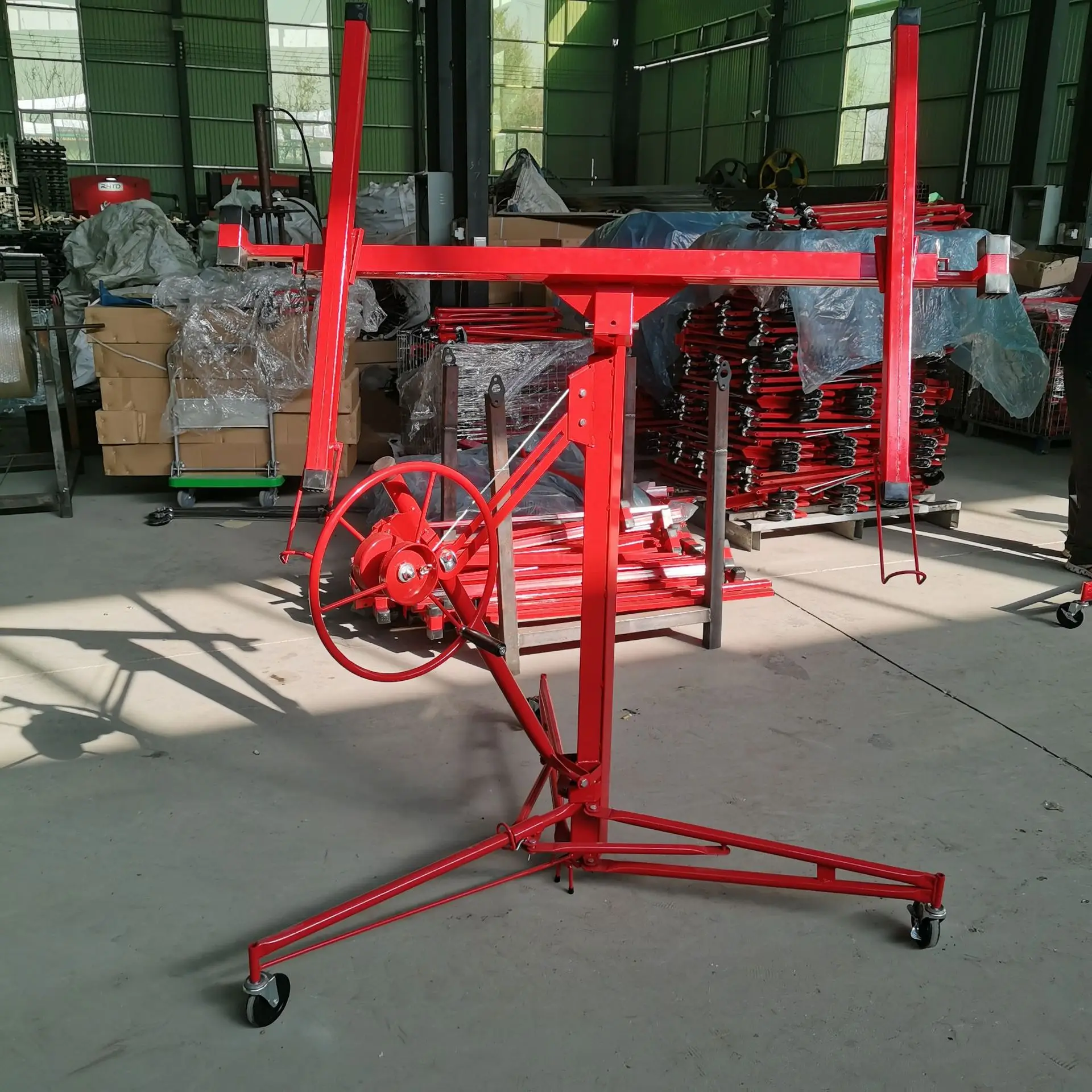 TOOLS Hand Hoisting Machine Dry Wall Plasterboard Lifter Board Lift 11' Drywall Panel Lift For Gypsum-board