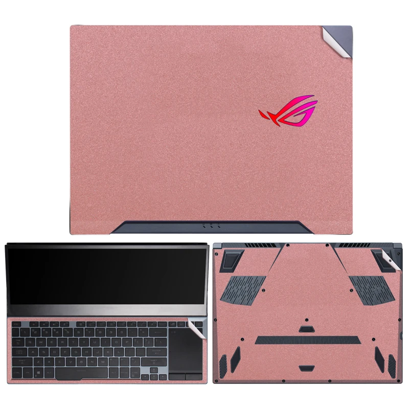 Piel de portátil para ASUS ROG Zephyrus Duo 16 GX650R GX650P película protectora para ROG Zephyrus GX551Q/GX703H/GX502L/GX550L pegatina