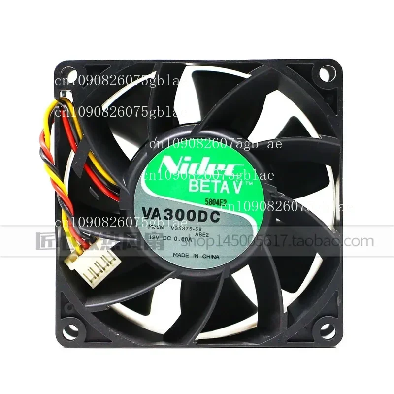 1PCS for Nidec BETA V VA300DC V35375-58 12V 0.60A 8cm Chassis Cooling Fan for for Nidec
