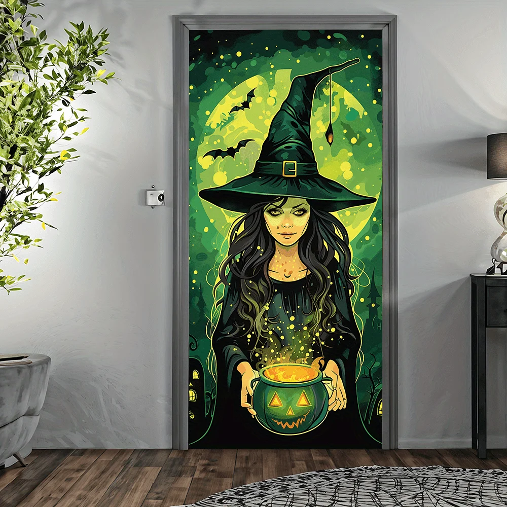 2D Curtain Halloween Witch Pol - огляд і ціна Interior Design Years Of School