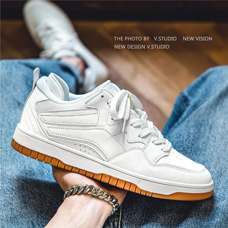 

Новинка 2024, мужские туфли для доски, кроссовки, обувь для коньков, повседневная обувь унисекс, прочная повседневная мягкая подошва, защита от запаха, элегантная амортизирующая обувь